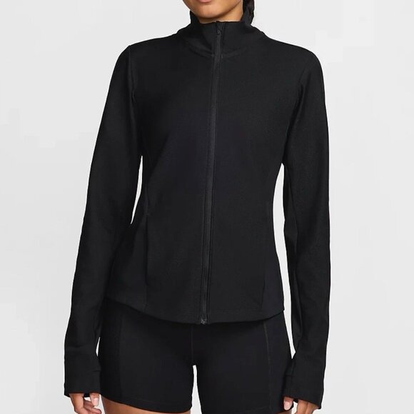 Nike One Rib Dri-FIT Full-Zip Mid Layer Running Jacket NWT Large - Picture 1 of 5